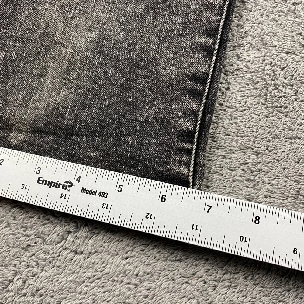 American Eagle Outfitters Next Level Flex Slim Jeans Mens 33x32 Black Distressed